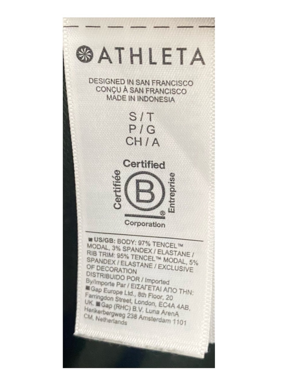 Athleta Sunrise V-Neck Sweatshirt in Aspen Olive - Size Small - Picture 6 of 6